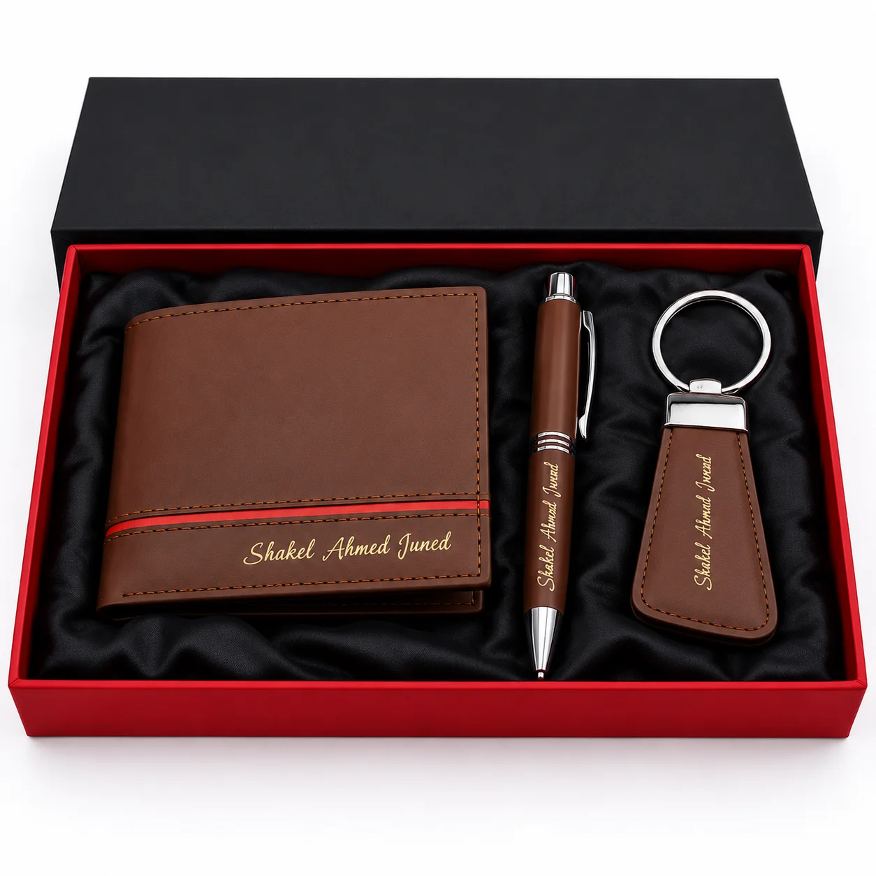 With Keychain and Pen